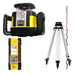 Niveau laser rotatif de chantier CLA-CLX500 LEICA avec cellule COMBO