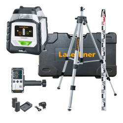 Duraplane G360 Laserliner avec cellule - En valise avec trepied et mire