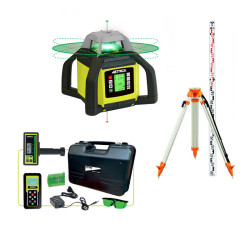 Niveau laser rotatif automatique Metrica Rotativo H2 - Pack trépied et mire