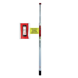 Canne de mesure Camion et remorque TELEFIX 5 m Metrica avec bras télescopique