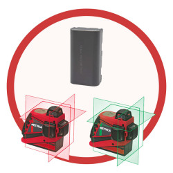 Batterie Li-ion pour laser METRICA 3D-G PRO rayon vert