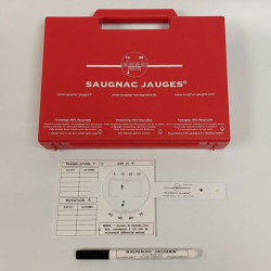 Jauge G6 - Fissuromètre bi-axial pour le suivi des fissures Saugnac