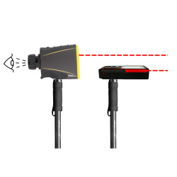 Canne pour télémètre télescopique 1/4" - 1.70m avec housse