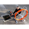 Aiguille tire-câble en fibre de verre diam 9 mm - 100 m