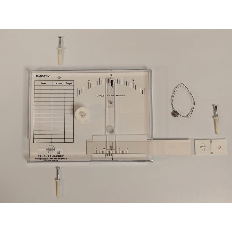 Jauge G2 - Fissuromètre mécanique mini-maxi Saugnac