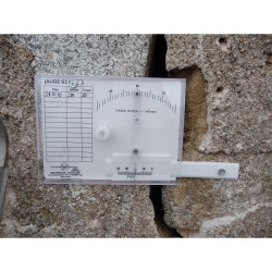 Jauge G2 - Fissuromètre mécanique mini-maxi Saugnac