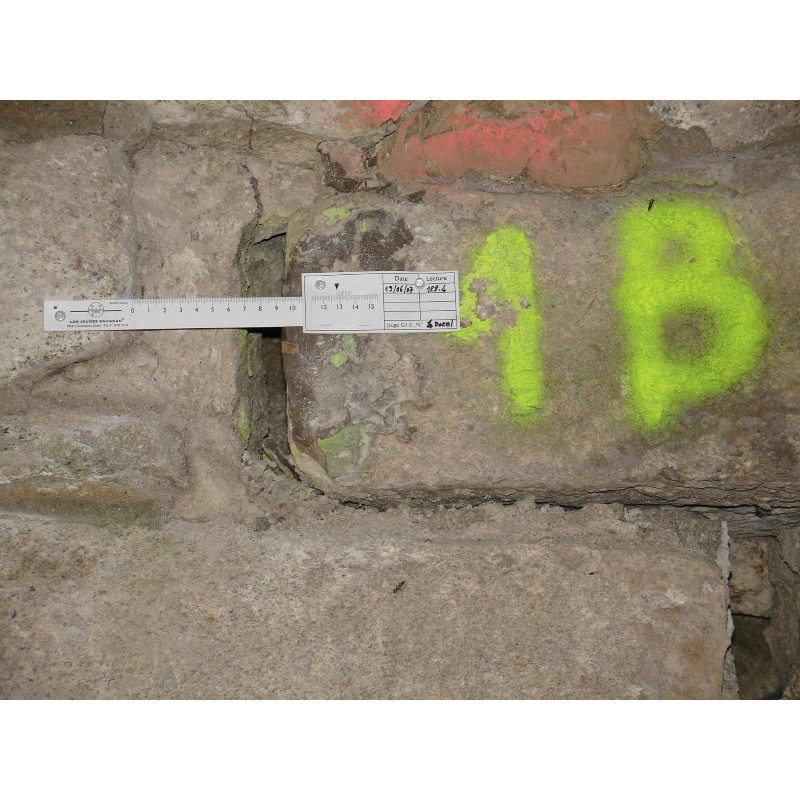 Jauge G1.3 - Fissuromètre pour larges fissures Saugnac