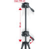 Trépied photo professionnel Laserliner 1/4" avec housse