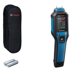 Bosch GMP 2-15 Professional – Humidimètre précis pour bois et matériaux avec thermo-hygromètre intégré