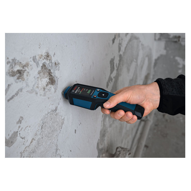 Bosch GMP 2-15 Professional – Humidimètre précis pour bois et matériaux avec thermo-hygromètre intégré