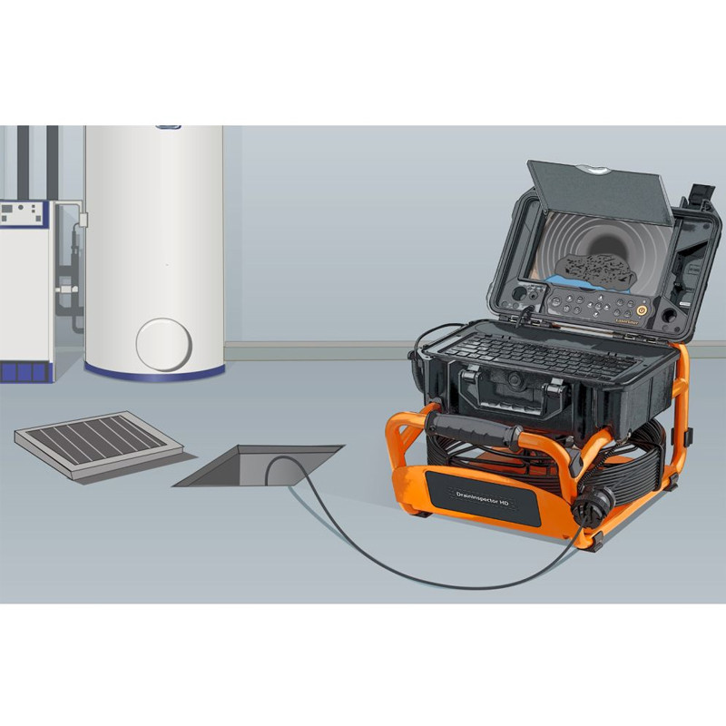 Caméra d'inspection de canalisations DrainInspector HD30 Laserliner