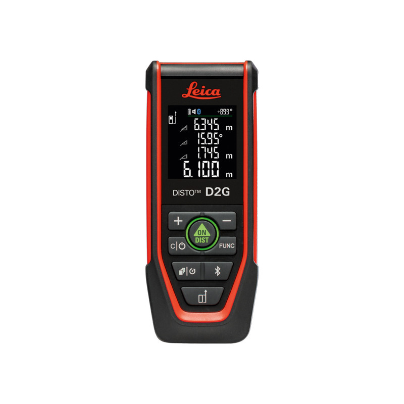 Télémètre laser Leica DISTO D2G – Faisceau vert haute visibilité, NFC & Smart Room
