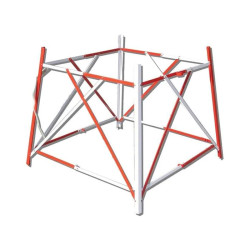 Barrière de sécurité extensible aluminium 1x1 m TARAVELLO