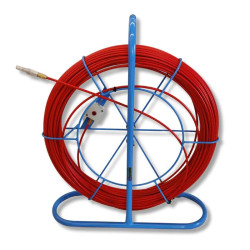 Aiguille détectable TARAVELLO 90 m Ø7,4 mm fibre de verre renforcée – traçage réseaux enterrés