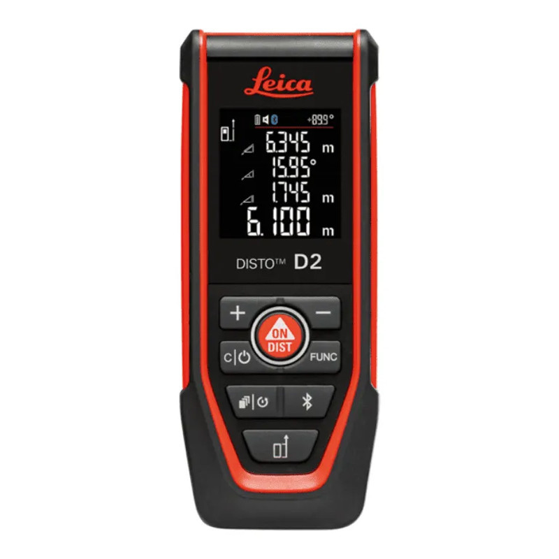 Télémètre laser Leica DISTO D2 - Portée 150 m Bluetooth