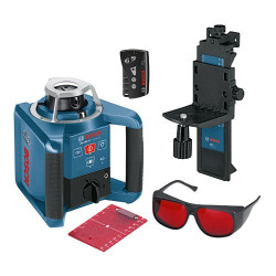 Pack Laser automatique rotatif GRL 300 HV Bosch avec trépied et mire