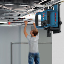 Pack Laser automatique rotatif GRL 300 HV Bosch avec trépied et mire