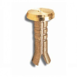 Repère 11C - Repère à sceller en laiton - Longueur 76mm - Diamètre 28mm - Sachet de 25