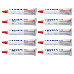 BOÎTE DE 10 TUBES MARQUEUR DE PEINTURE ROUGE