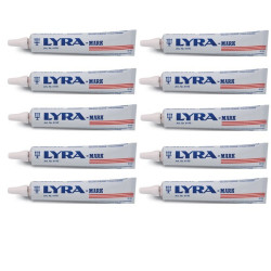 BOÎTE DE 10 TUBES MARQUEUR DE PEINTURE - BLANC
