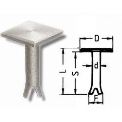 Repère de position au sol 11M2 - Sachet de 10