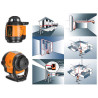 Laser rotatif automatique professionnel FL 180A Geofennel avec cellule et batteries