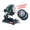 Tronçonneuse à métaux METABO CS 23-355 + 10 disques abrasifs offerts!