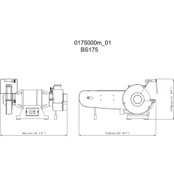 Touret combiné professionnel BS 175 Metabo