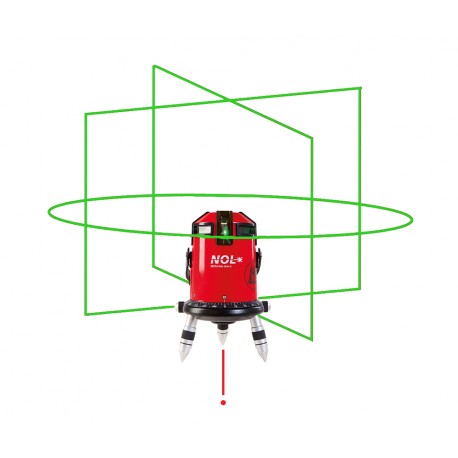 Niveau laser 3 lignes 360° METRICA 3D livré en coffret👷‍♂️