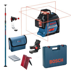 Laser 360 GLL 3-80 Bosch avec BM1 Plus et  Canne