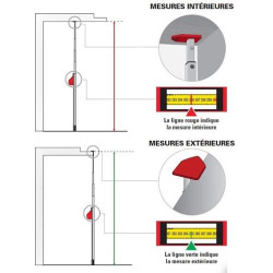 TELEFIX 8m - Canne de mesure TELEFIX 8m