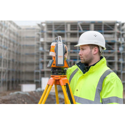 Station totale de chantier avec distancemètre FTS 202 Geofennel