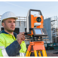 Station totale de chantier avec distancemètre FTS 101 Geofennel
