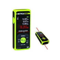 Télémètre double Laser METRICA Flash 50m