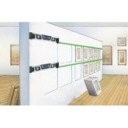 Niveau à bulle DigiLevel Laser G80 Laserliner avec laser vert