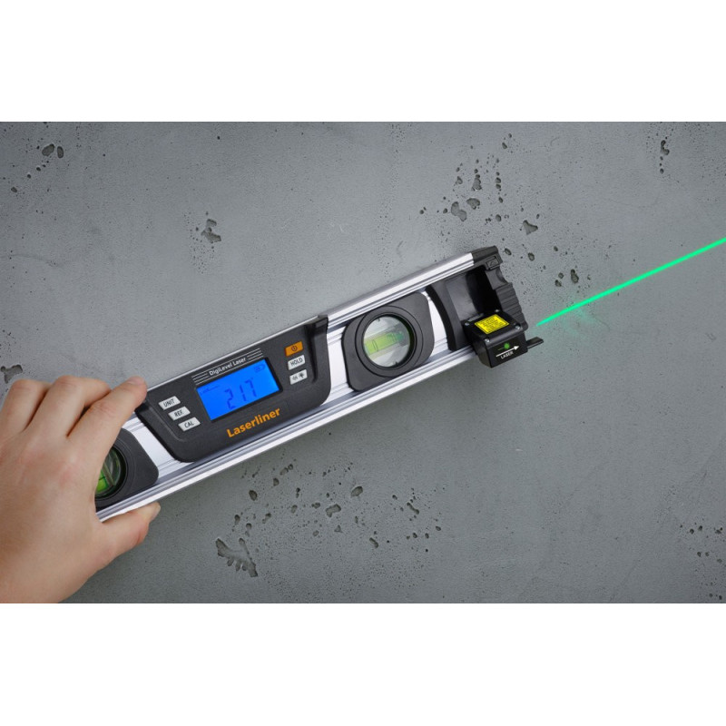 Niveau à bulle DigiLevel Laser G80 Laserliner avec laser vert