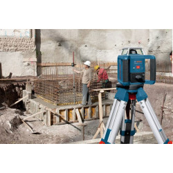 Pack Laser rotatif GRL 400H Bosch + Trépied + Mire