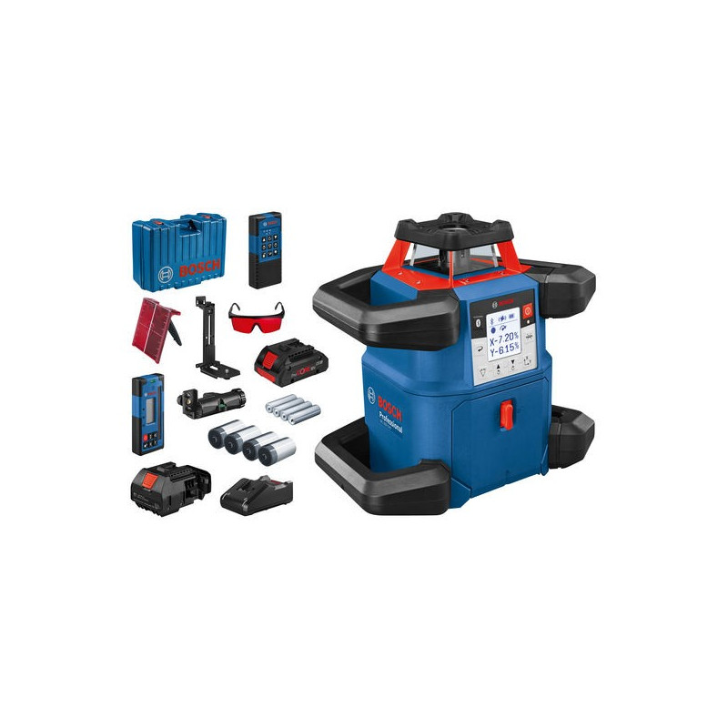 Laser à pente digitale GRL 600 CHV BOSCH + Trépied et mire