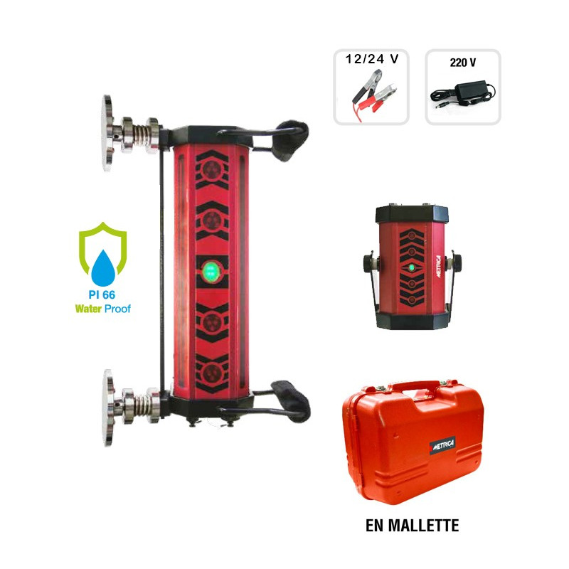 Cellule laser de guidage METRICA pour pelleteuse et tractopelle + report cabine