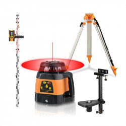 Niveau laser rotatif automatique Geofennel FL245 - Pack trépied et mire