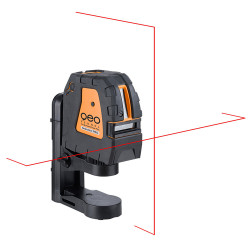 Niveau laser croix FL 40 PowerCross Plus GeoFennel + Canne 3.40m