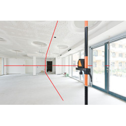 Niveau laser croix FL 40 PowerCross Plus GeoFennel + Canne 3.40m