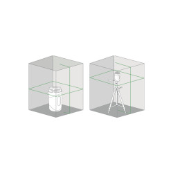 Laser vert FLASH Green 360 Metrica en housse - Sur batterie