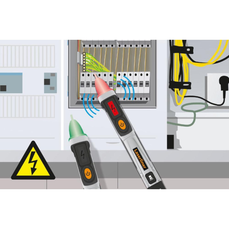Testeur de tension à 2 pôles Laserliner AC-tiveMaster Digital étalonné