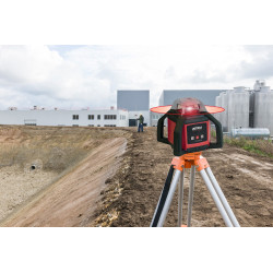 Niveau laser rotatif Metrica Bravo H4 - Pack trépied et mire