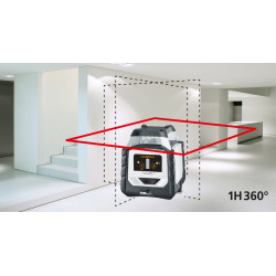 Niveau laser Duraplane Laserliner - SET pack trepied et mire