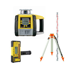 Laser double pente digital Geomax ZONE 60 DG pente raide avec cellule ZRD105 - Trépied et mire