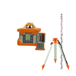 Laser rotatif double pente horizontal / vertical Nedo Primus 2 HVA2N - Cellule, trépied et mire