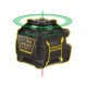 Niveau laser rotatif double pentes Stanley RL750G - cellule, trépied colonne et mire