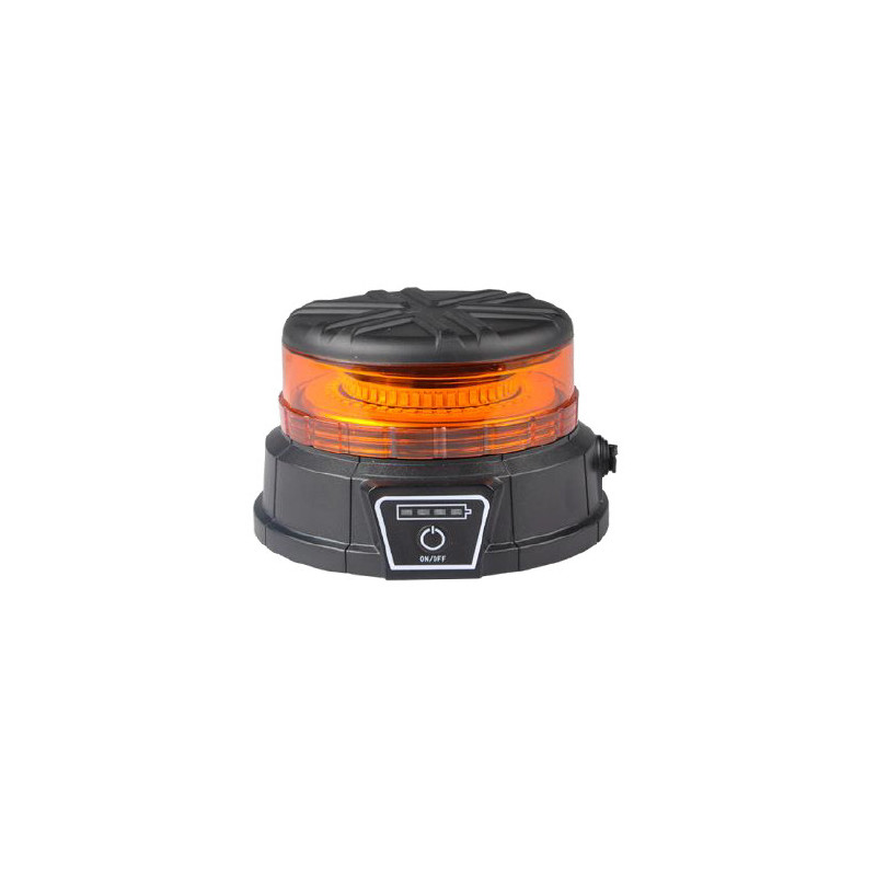 Gyrophare extra-plat LED sur batterie et aimant LEDWORK - LWK0079